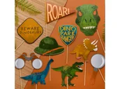 Foto gadżety - Foto rekwizyty do zdjęć Dinozaury - 10 szt. - miniaturka - grafika 1