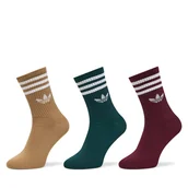 Skarpetki męskie - Skarpety długie adidas 3-Stripes JZ4945 Kolorowy - miniaturka - grafika 1