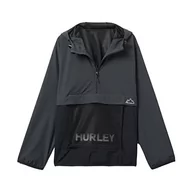 Kurtki męskie - Hurley Męska kurtka parka Phantom+, Dk Stone Grey, M, Dk Stone Grey, M - miniaturka - grafika 1