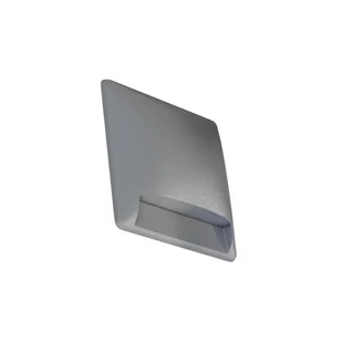 Panlux ogrodowa lampa ścienna LED Leon square szary, 4 W - Lampy ogrodowe - miniaturka - grafika 1