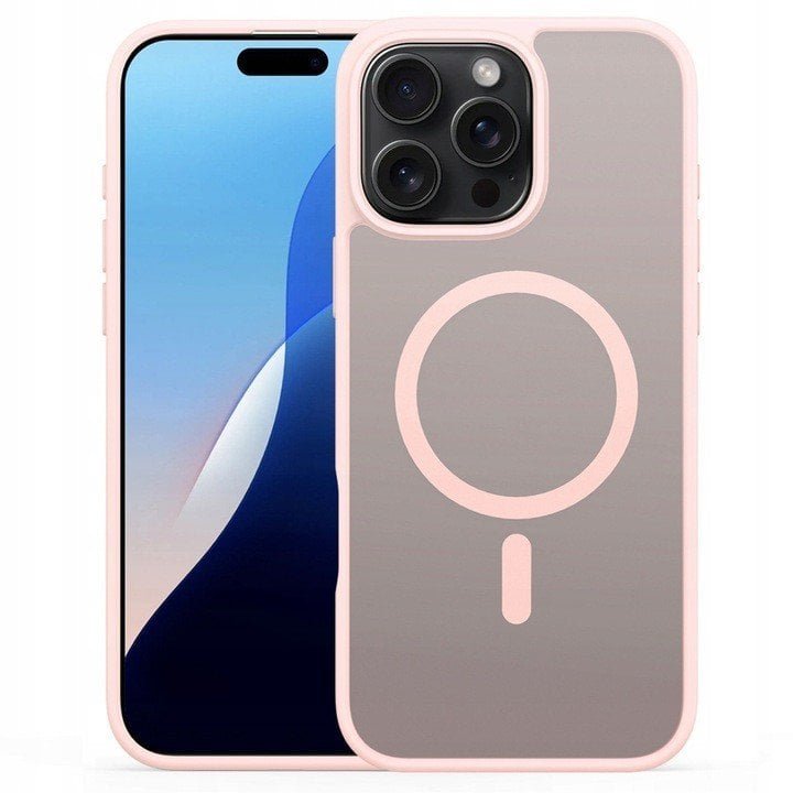 Etui Magnetyczne Magsafe Dux Ducis Yind do iPhone 16 Pro, Pudrowy Róż