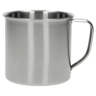 Kubek Turystyczny Mil-Tec 500 ml Srebrny - Kuchnia turystyczne i akcesoria - miniaturka - grafika 1