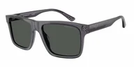 Okulary przeciwsłoneczne - Okulary Przeciwsłoneczne Emporio Armani EA 4232 Transparent Dark Grey - miniaturka - grafika 1