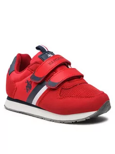 Buty dla chłopców - U.S. Polo Assn. Sneakersy Nobik 006 NOBIK006K/2HT1 M Czerwony - grafika 1
