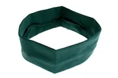Ozdoby do włosów - Jubileo, Opaska z materiału na włosy ciemnozielona - miniaturka - grafika 1
