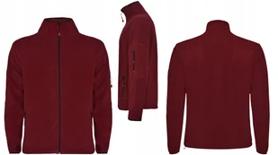 Bluza Polarowa Męska Polar Męski JAKOŚĆ ROLY Luciane SM1195 BORDO M - Bluzy męskie - miniaturka - grafika 1