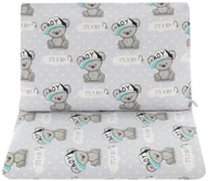 Pościel dla dzieci - POŚCIEL DO ŁÓŻECZKA NIEMOWLĘCA DZIECIĘCA POSZEWKI 135x100 - Miś boy w czapce - miniaturka - grafika 1