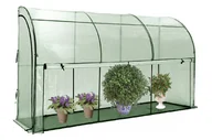Szklarnie ogrodowe - Mini tunel foliowy przyścienny 2x1x2m folia Zielony - miniaturka - grafika 1