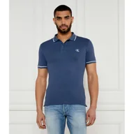Koszule męskie - Calvin Klein Jeans Polo Slim Fit pique - miniaturka - grafika 1