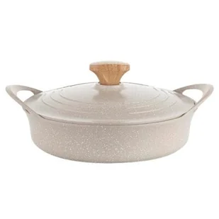 Garnek aluminiowy FLORINA Oslo 28CM 4L Kremowy  | Raty - Garnki - miniaturka - grafika 1