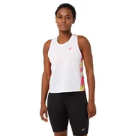 Koszulki i topy damskie - Damska koszulka bez rękawów ASICS COLOR INJECTION TANK 2012C367-701 – Różowy - miniaturka - grafika 1