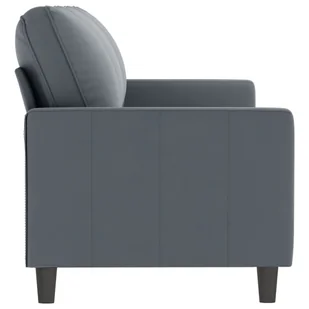 Sofa 3-osobowa, ciemnoszara, 180 cm, obita aksamitem - Sofy i kanapy - miniaturka - grafika 5