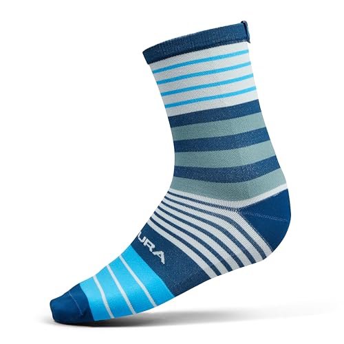 Endura Męskie skarpety rowerowe Block Socks, Blueberry, L-XL
