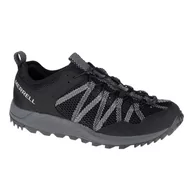 Buty sportowe męskie - Merrell Wildwood Aerosport, męskie, Trail, buty do biegania, Czarne - miniaturka - grafika 1