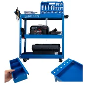 Wózki magazynowe - Wózek narzędziowy pro 3 półki Bauhus - miniaturka - grafika 1