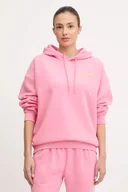 Bluzy damskie - Rip Curl bluza SURF PUFF HERITAGE damska kolor różowy z kapturem z nadrukiem 06AWFL - miniaturka - grafika 1