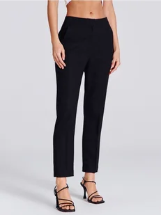 Sinsay - Spodnie cygaretki - czarny - Spodnie damskie - miniaturka - grafika 1