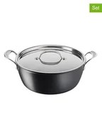 Zestawy garnków i patelni - Tefal 2-częściowy zestaw "Jo Cooks Classic" w kolorze czarnym - Ø 30 cm - miniaturka - grafika 1