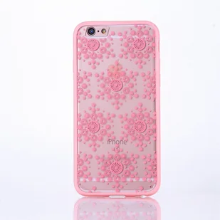 Etui na telefon komórkowy Mandala dla Apple iPhone 8 Etui ochronne z motywem płatków Pokrowiec na torbę Bumper Pink - Etui i futerały do telefonów - miniaturka - grafika 1