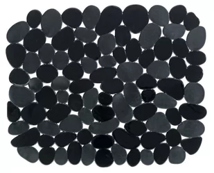 WENKO Mata do zlewu czarna 31 x 26 cm WENKO 54696100 - Ściereczki, gąbki, czyściki - miniaturka - grafika 1