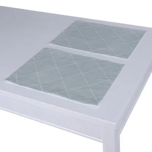 Dekoria pl pl Podkładka 2 sztuki szaro srebrny 40 x 30 cm Venice 403-142-57 - Obrusy i serwetki - miniaturka - grafika 1