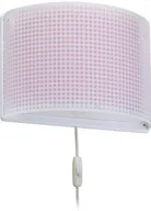 Lampy ścienne - Dalber Vichy Pink kinkiet 1-punktowy 80228S - miniaturka - grafika 1