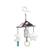 Karuzele dla niemowląt - Black&White Karuzela do wózka Gwiazdka - miniaturka - grafika 1