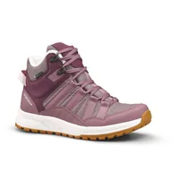 Buty trekkingowe damskie - Buty turystyczne damskie Quechua SH100 X-Warm mid wodoodporne - miniaturka - grafika 1