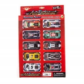 Samochody i pojazdy dla dzieci - Resoraki Metalowe Samochodziki Auta Zestaw 10Szt - miniaturka - grafika 1