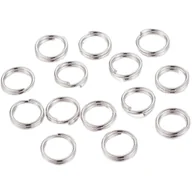 Biżuteria - akcesoria - [301025] Ogniwka sprężynki 4mm kolor ciemnego srebra 200szt - miniaturka - grafika 1