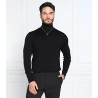 Swetry męskie - Karl Lagerfeld Wełniany golf | Regular Fit - miniaturka - grafika 1