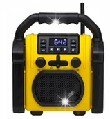 Radia - Adler Radio Przenośne Budowlane Bluetooth FM AUX IPX54 - miniaturka - grafika 1
