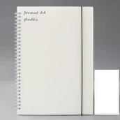 Szkolne artykuły papiernicze - Zeszyt Notes Planner Gładki Na Spirali A4 80 Kartkowy - miniaturka - grafika 1