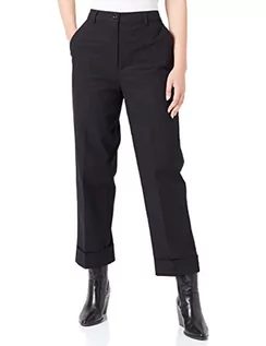 Spodnie damskie - Sisley Spodnie damskie 4imnlf01b spodnie, czarne 100, 38 EU, czarny 100, 38 - grafika 1