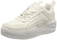 Sneakersy damskie - Buffalo Płaskie sneakersy damskie Smpl 2.0, biały, 38 EU - miniaturka - grafika 1