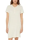 Piżamy damskie - Esprit Everyday Cotton Nw Ocsns S-SLV Damska koszula nocna, Pastelowy żółty 3, 38 - miniaturka - grafika 1