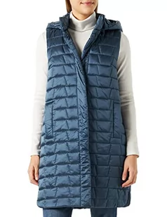 s.Oliver BLACK LABEL Damska kamizelka outdoorowa, Niebieski zielony, 32 - Kamizelki damskie - miniaturka - grafika 1
