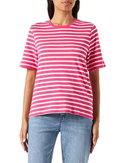 Koszulki i topy damskie - ONLY Women's ONLMAY S/S O-Neck REG TOP Box JRS T-shirt, Shocking Pink, L, Shocking Pink, L - grafika 1