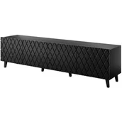 Szafki RTV - Szafka RTV CAMA MEBLE Asti Czarny  | Raty - miniaturka - grafika 1