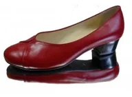 Czółenka - Czółenko czerwone obcas 3,8 cm tegosc H 40 - miniaturka - grafika 1