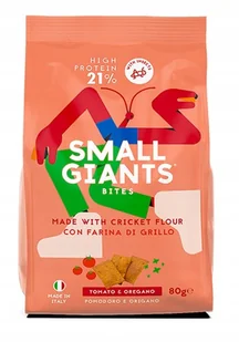 Small Giants - Krakersy proteinowe ze świerszczy - Pizza - 80 g - Krakersy - miniaturka - grafika 1