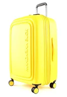 Walizki - Mandarina Duck Logoduck Walizka i wózek, 45x69x32/35(LxW), Żółty, 45x69x32/35(LxHxW), Walizka i wózek - miniaturka - grafika 1