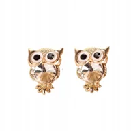 Biżuteria dla dzieci - Kolczyki "Sówki" - Klasyka z błyskiem elegancji - miniaturka - grafika 1