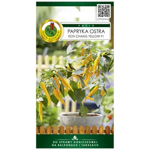 Papryka ostra Koh Chang Yellow F1 nasiona 15szt. Pnos - Nasiona i cebule - miniaturka - grafika 1