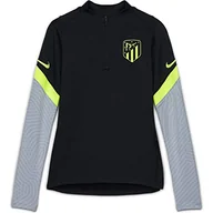 Koszulki i topy damskie - Nike Unisex dzieci Atm Y Nk Dry Strke Dril Top Cl T-shirt z długim rękawem czarny/wilk szary/(wolt) (bez sponsor-3. d) S - miniaturka - grafika 1