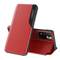 Etui i futerały do telefonów - Eco Leather View Case elegancki futerał etui z klapką i funkcją podstawki Xiaomi Redmi Note 11T 5G / Redmi Note 11S 5G / Poco M4 Pro 5G czerwony - miniaturka - grafika 1