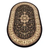 Dywany - Dywan ROYAL ADR owal wzór 521 czarny 150x250 cm - miniaturka - grafika 1