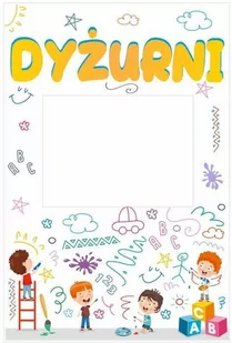 Tabliczka Dyżurni - Pomoce naukowe Tabliczka Dyżurni - Pomoce naukowe - miniaturka - grafika 1
