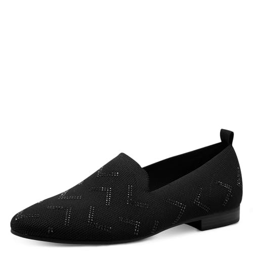 Marco Tozzi Damskie kapcie 2-24302-44, czarne, 39 EU, czarny, 39 eu