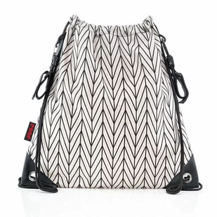 Reer 84082 torba na zakupy do wózka dziecięcego Clip&Go Bag, stylowy duży worek gimnastyczny, odporny na działanie wody, mocowanie do wózka dziecięcego, wielokolorowy - Torby i organizery dla mam - miniaturka - grafika 1